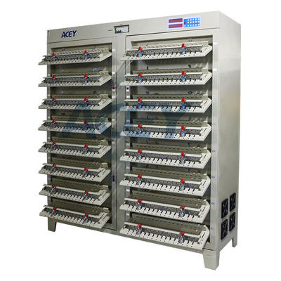 5V 3A 512 canais Máquina de classificação de células de íons de lítio de retorno de energia para 18650 21700 26650 32700