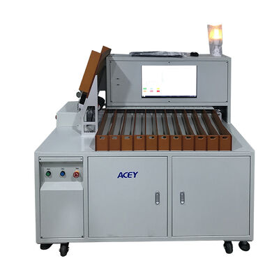 Harga yang bagus 11 Channel Lithium Battery Sorting Machine Sorter Untuk Sel Silinder on line
