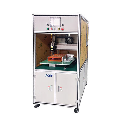 Bon prix Soudeuse pneumatique automatique de tache de batterie au lithium de côté simple d'OEM 8000A en ligne