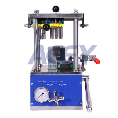 Harga yang bagus Laboratorium Manual Baterai Cylindrical Sealing Packaging Machine on line