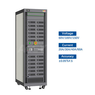 قیمت خوب 60V 30A Regenerative Battery Pack Cycle Life Test System برای باتری لیو یون سرب اسید Ni MH Ni Cd آنلاین