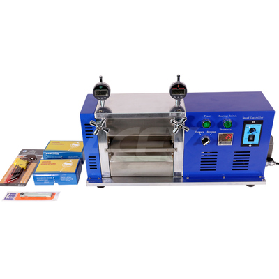 Harga yang bagus Laboratorium Pemanas Roller Press Electrode Calendering Machine Untuk Penelitian Baterai on line
