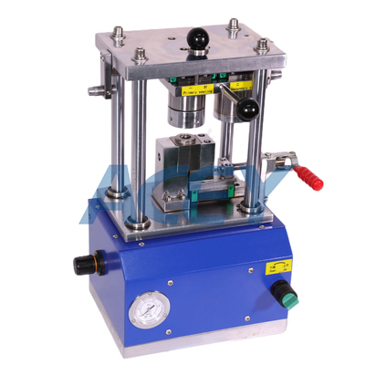 Good price Pneumatic Cylindrical Battery Sealing Machine For Lab Cell Crimping online